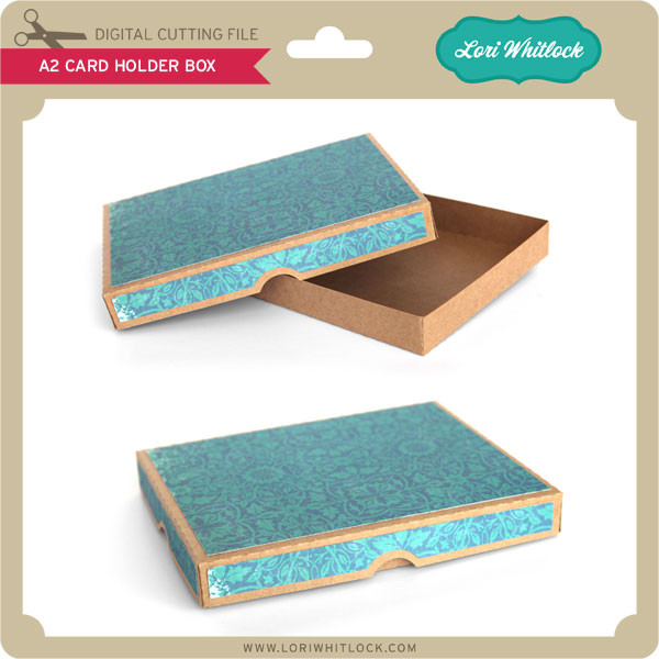 Accordion Book Box Gift Card Holder Lori Whitlock's SVG Shop