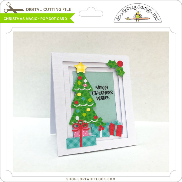 Pop Dot Card Flower - Lori Whitlock's SVG Shop