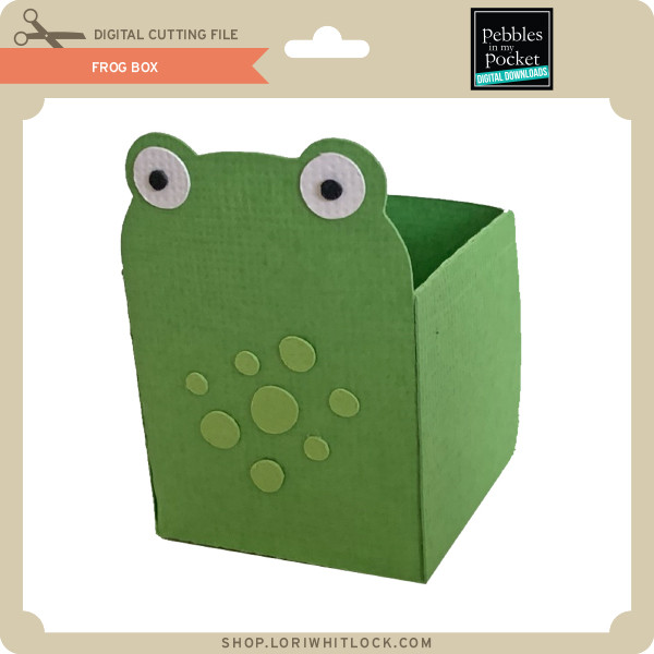 Frog Favor Box 2 Lori Whitlock's SVG Shop