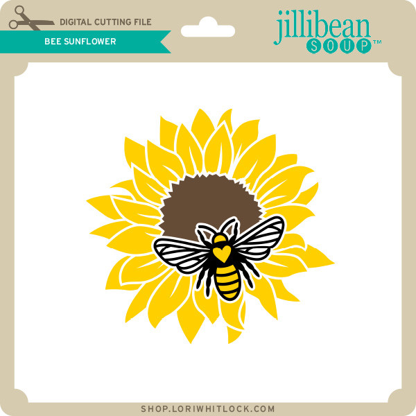 Bee Sunflower Lori Whitlock's SVG Shop