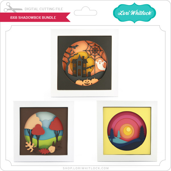 Hexagon Shadowbox Bicycle - Lori Whitlock's SVG Shop