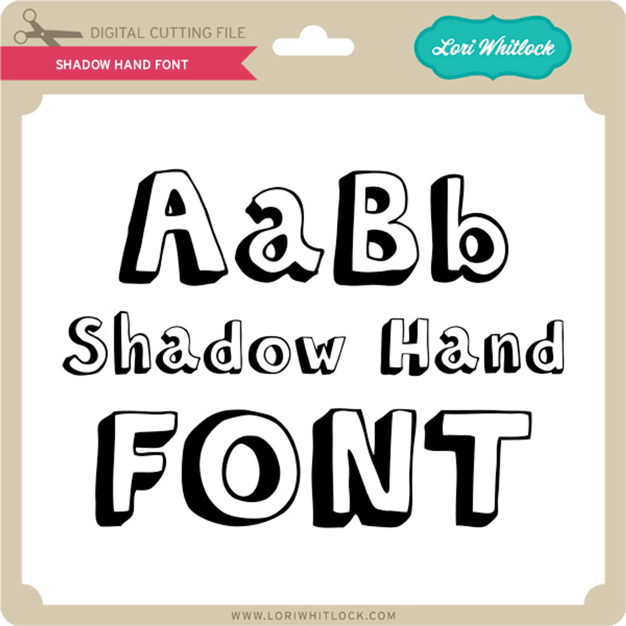 Shadow Hand Font