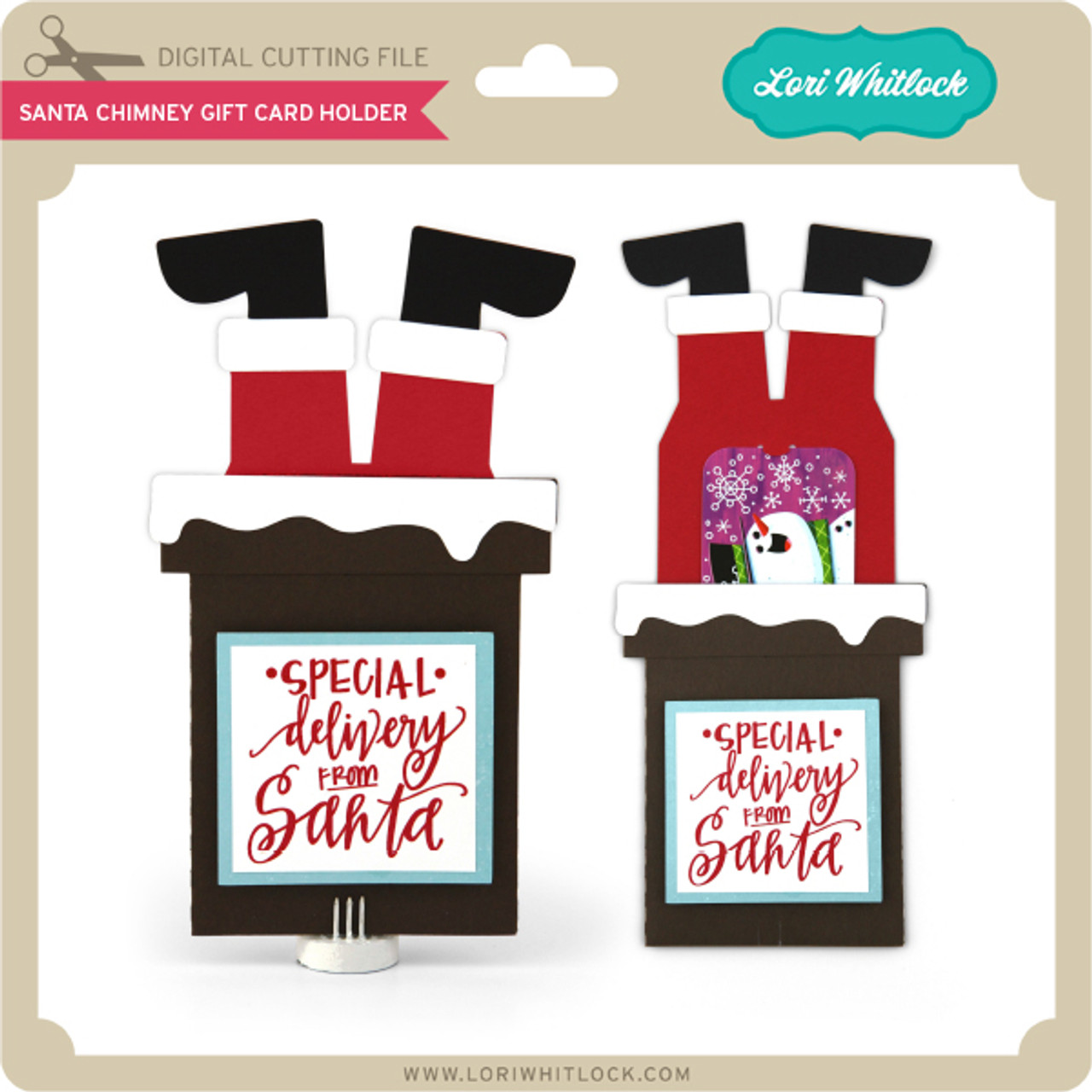 Gift Card Holder Tag Christmas Bundle - Lori Whitlock's SVG Shop