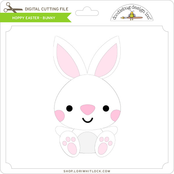 Hoppy Easter - Bunny - Lori Whitlock's SVG Shop