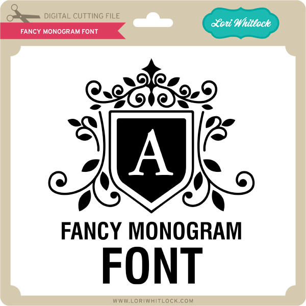 Se Fancy Monogram Fancy Monogram Font - Lori Whitlock's SVG Shop