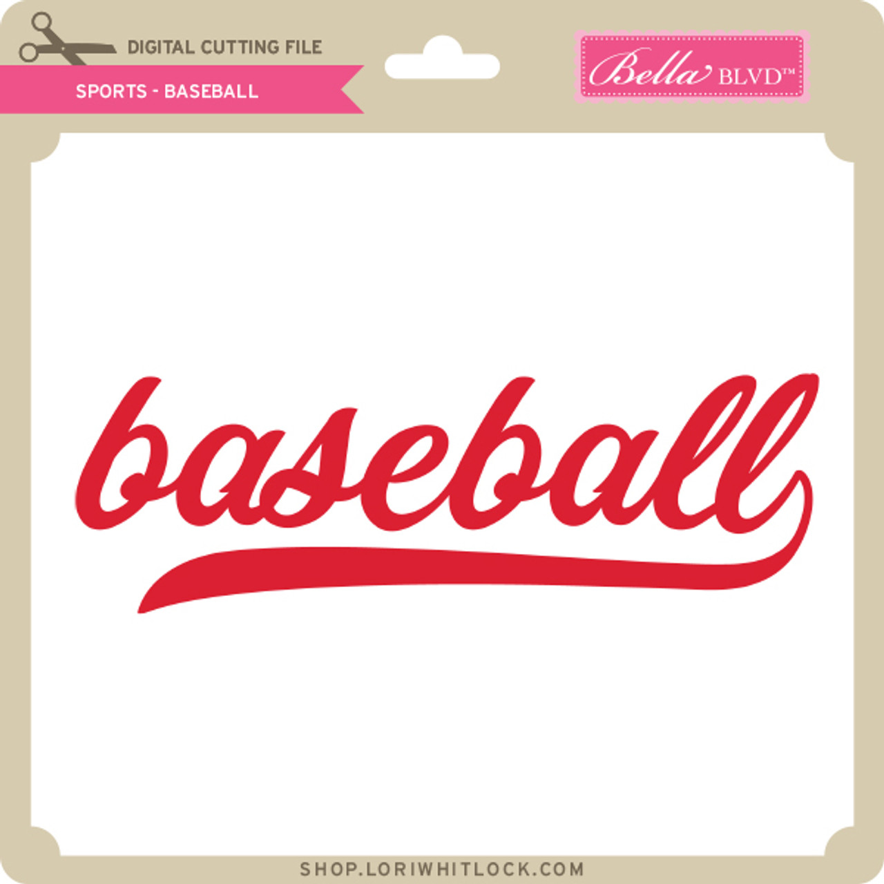 Sports - Baseball Bat - Lori Whitlock's SVG Shop