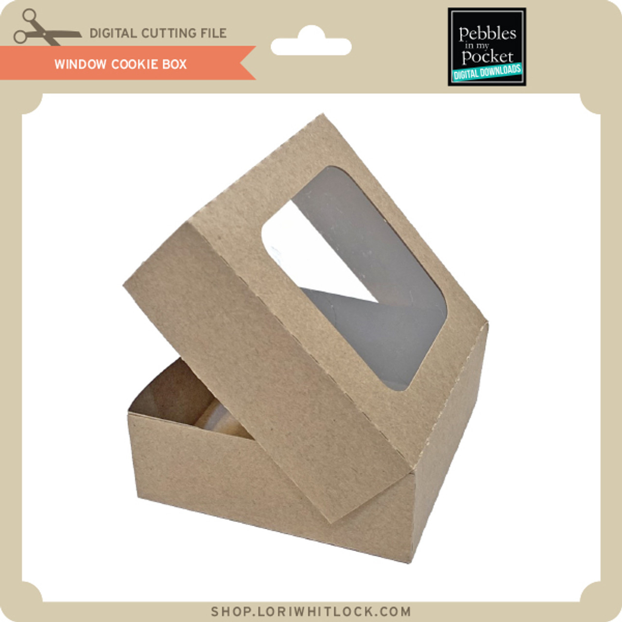 WIndow Cookie Box Lori Whitlock's SVG Shop