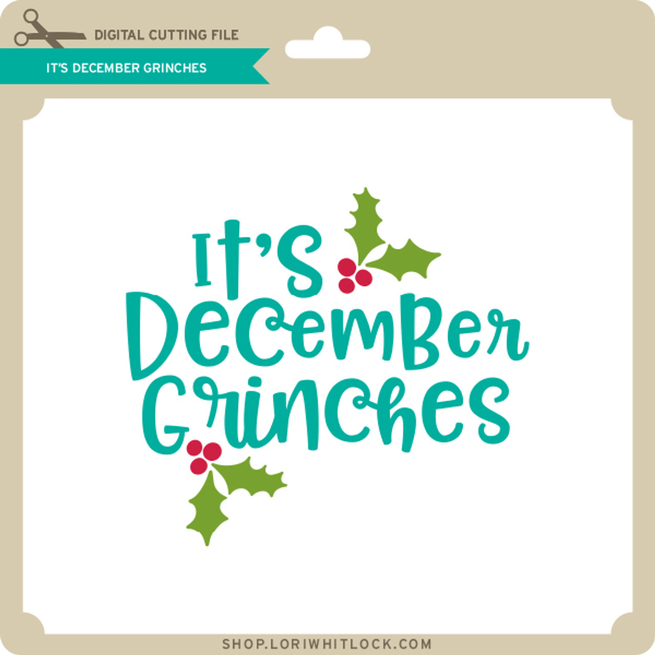 December Stickers for Cricut