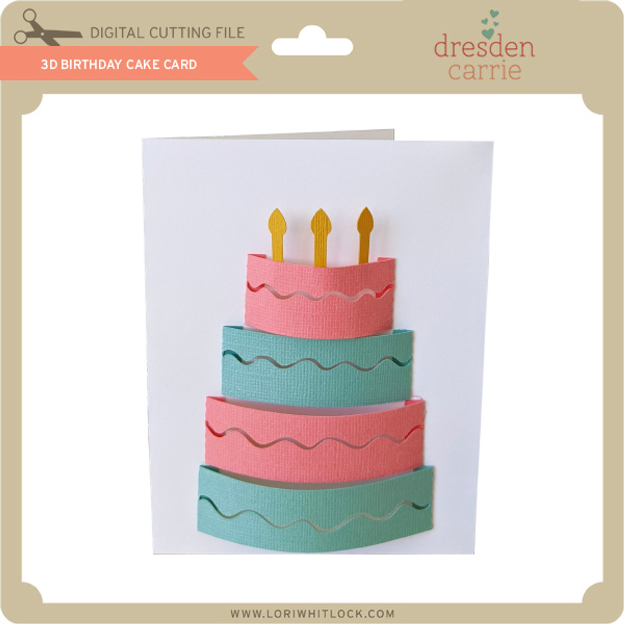 Make a Birthday Card that Looks like a Cake Slice! - Morena's Corner