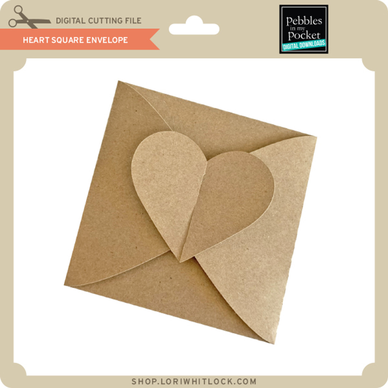Heart Square Envelope - Lori Whitlock's SVG Shop heart-square-envelope-lori-whitlock-s-svg-shop