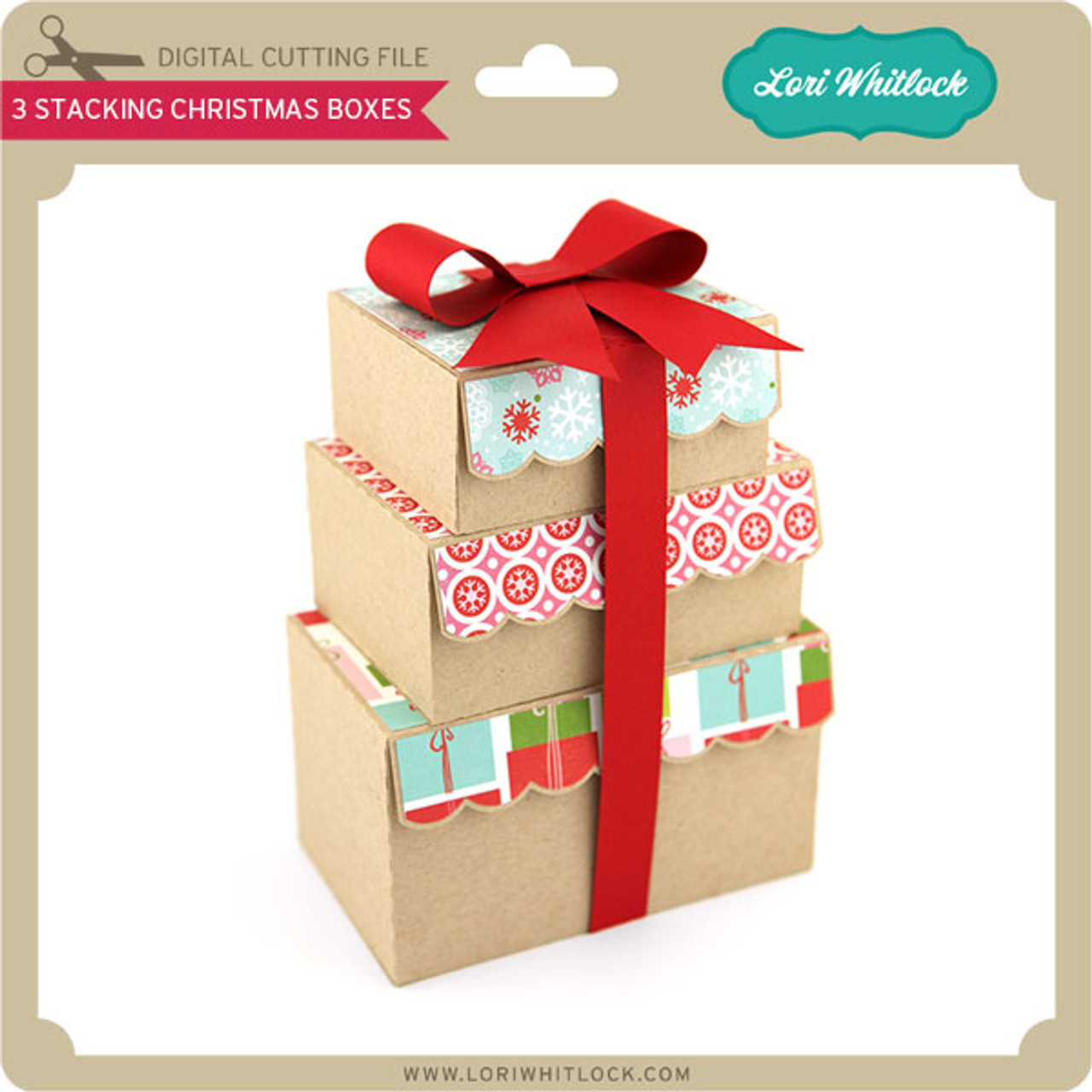 Explosion Box 4 Gift Boxes - Lori Whitlock's SVG Shop