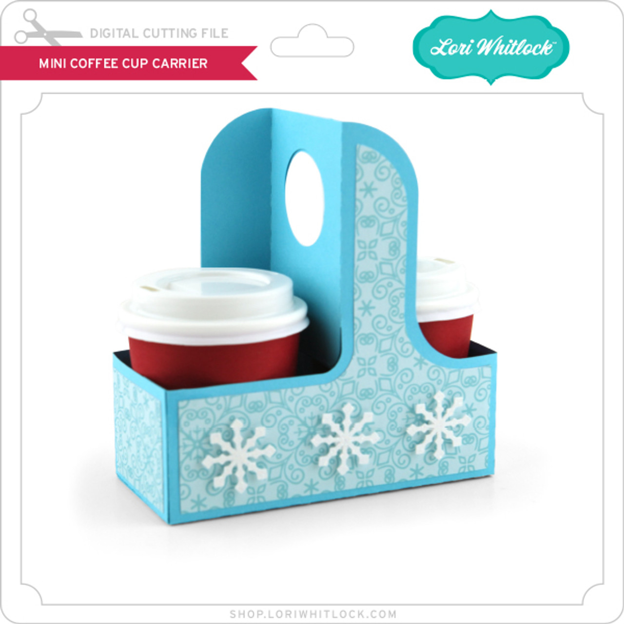 Mini Coffee Cup Holder Tree - Lori Whitlock's SVG Shop