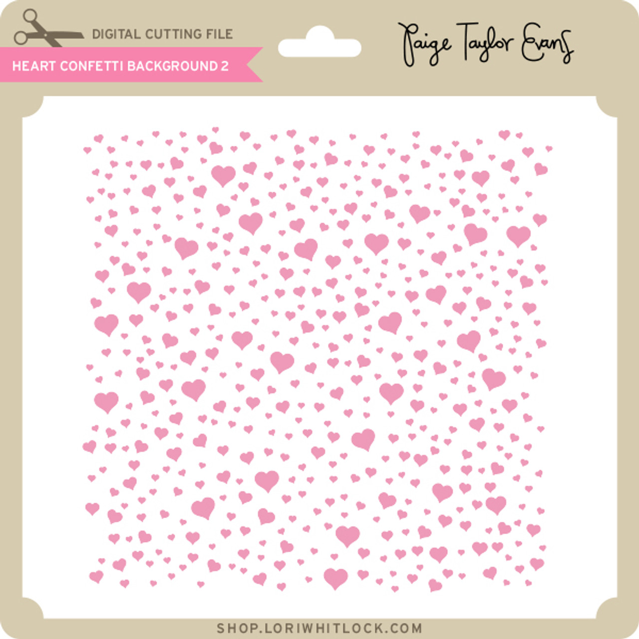 Pink Heart Confetti