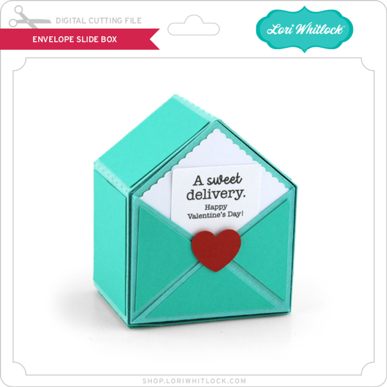 Print & Cut Valentine Kraft Tags - Lori Whitlock's SVG Shop