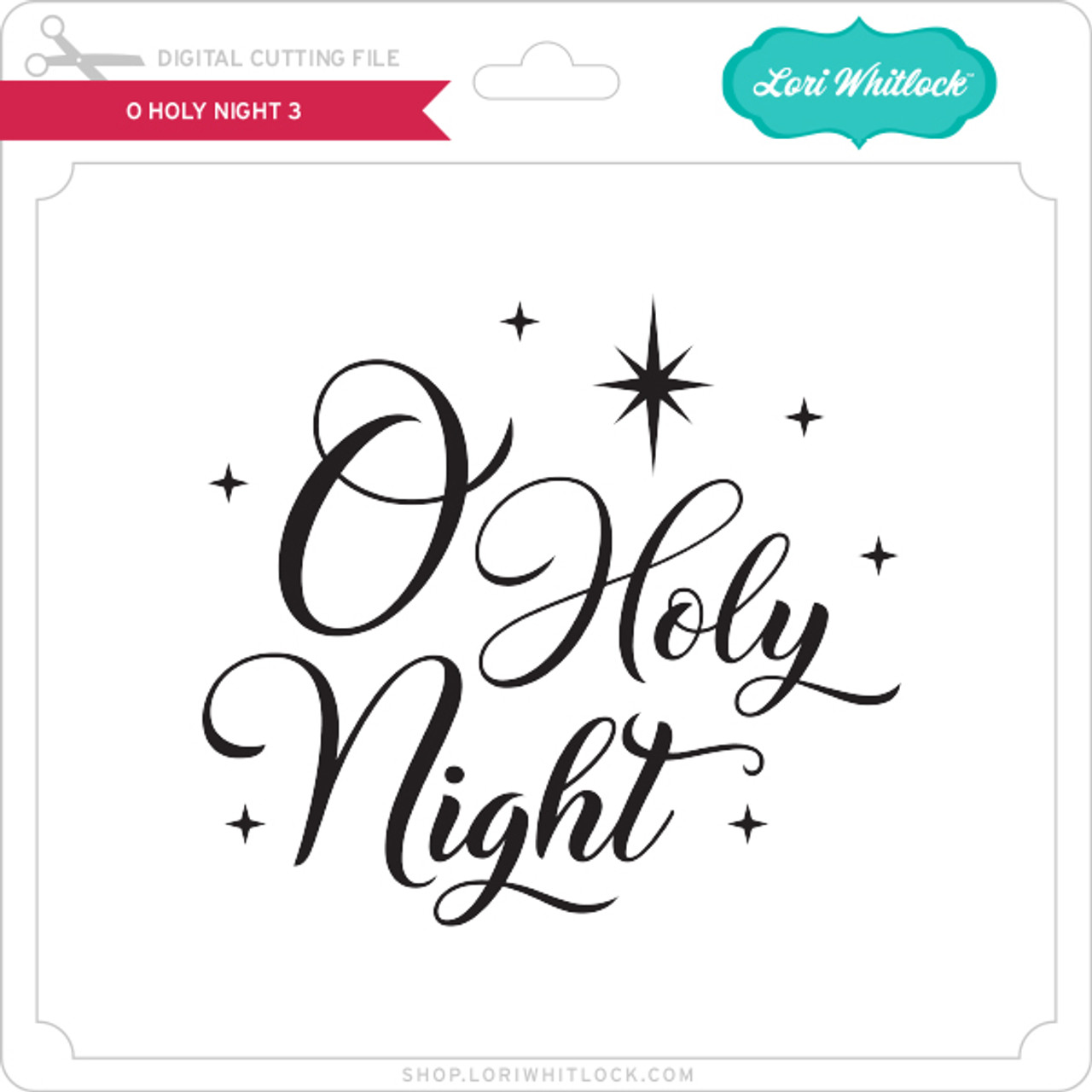 Oh Holy Night Nativity 3 - Lori Whitlock's SVG Shop