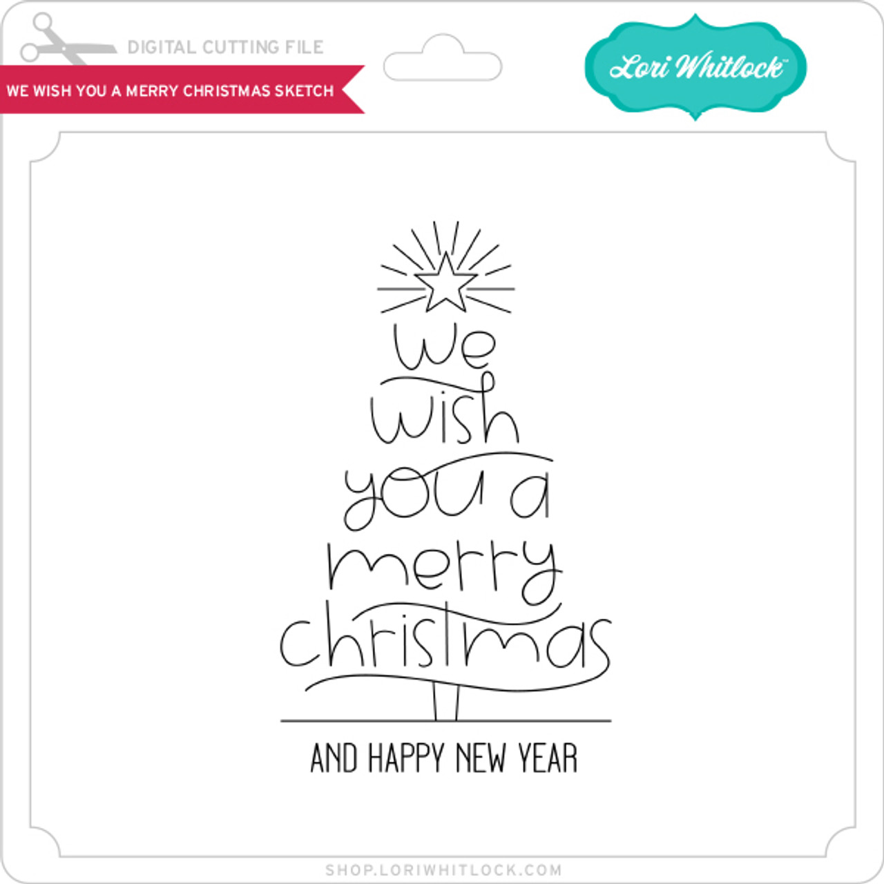 We Wish You a Merry Christmas Sketch - Lori Whitlock's SVG Shop we-wish-you-a-merry-christmas-sketch-lori-whitlock-s-svg-shop