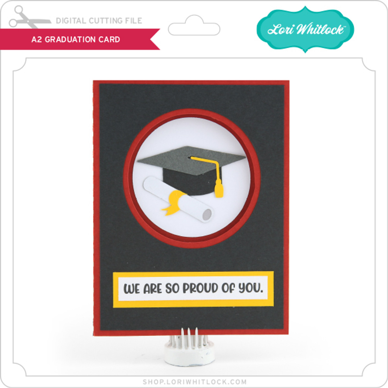 Graduation Hat Gift Card Holder - Lori Whitlock's SVG Shop