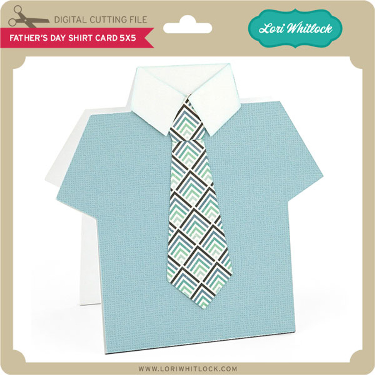 Father's Day Tie Box - Lori Whitlock's SVG Shop