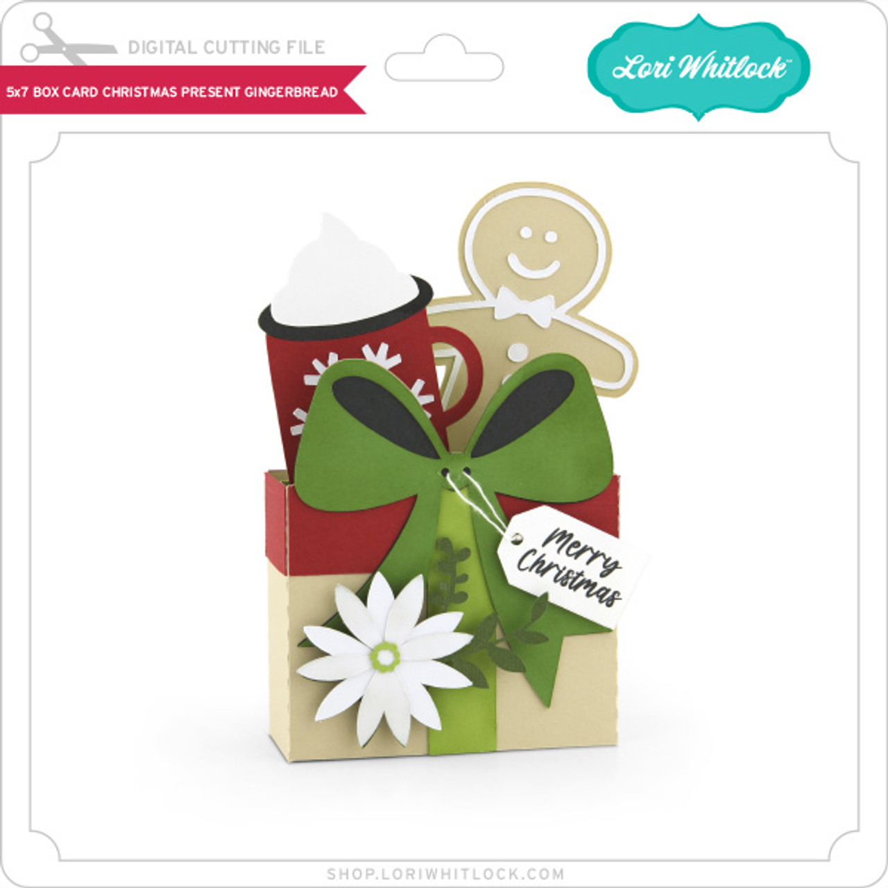 Santa Gift Card Holder 2 - Lori Whitlock's SVG Shop