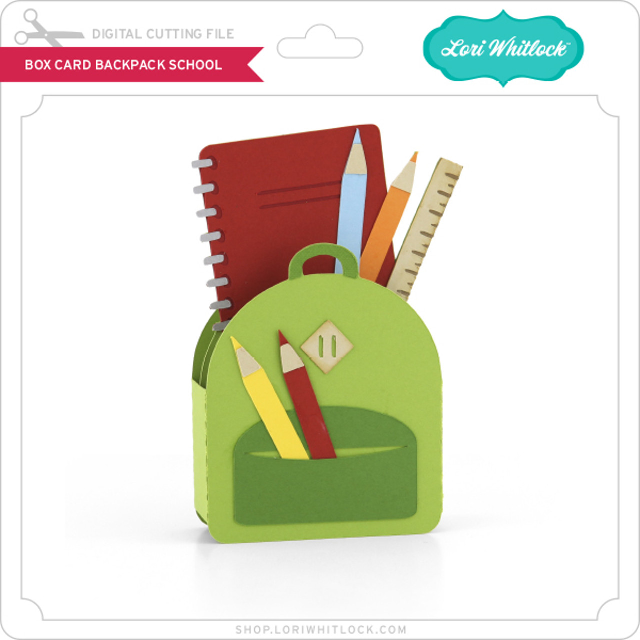 school backpack clipart image free svg file - SVG Heart