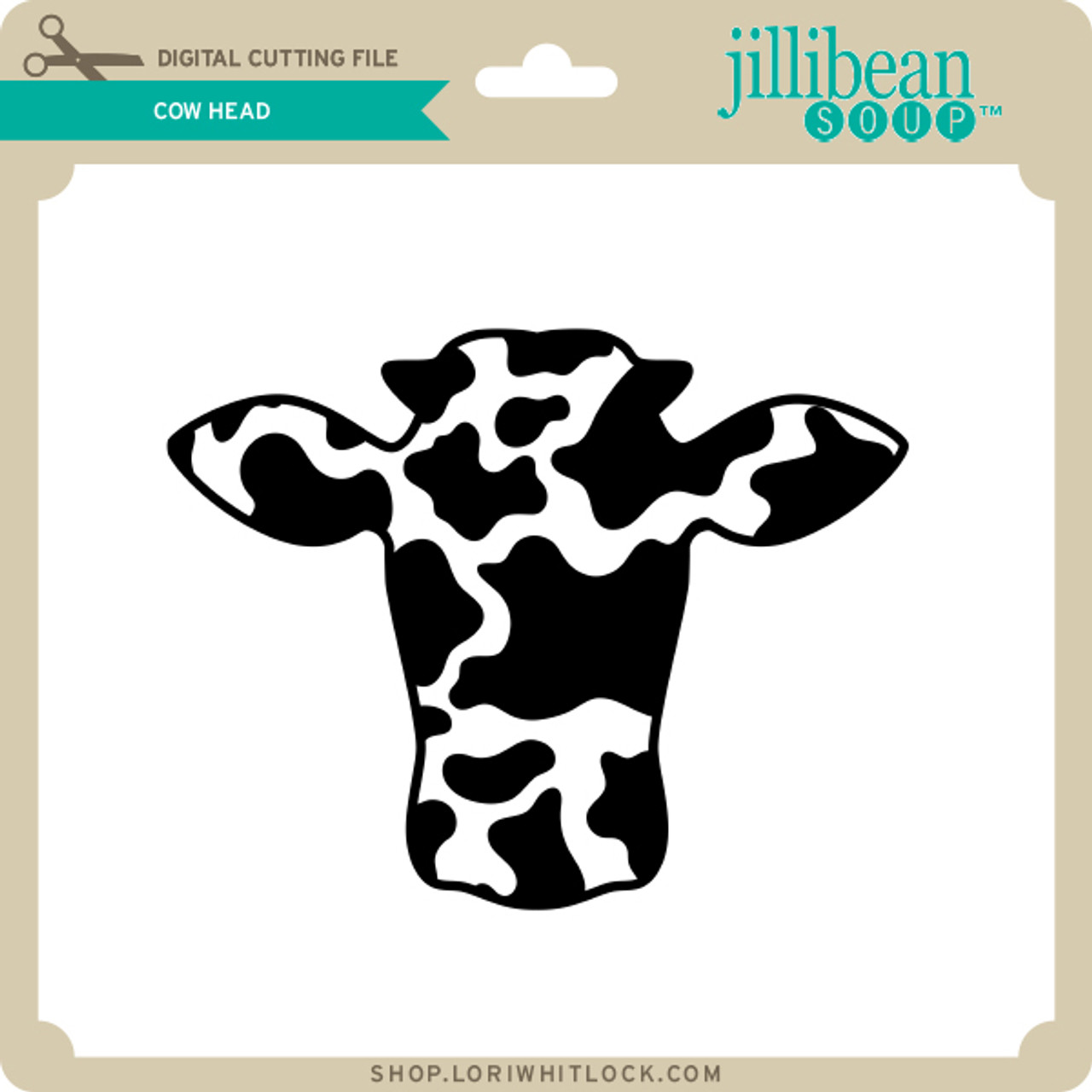 Cow Head - Lori Whitlock's SVG Shop cow-head-lori-whitlock-s-svg-shop