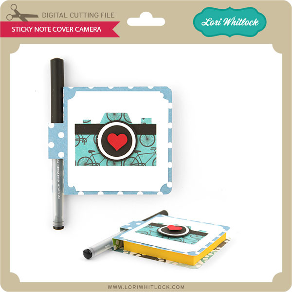 Sticky Note Cover Camera - Lori Whitlock's SVG Shop