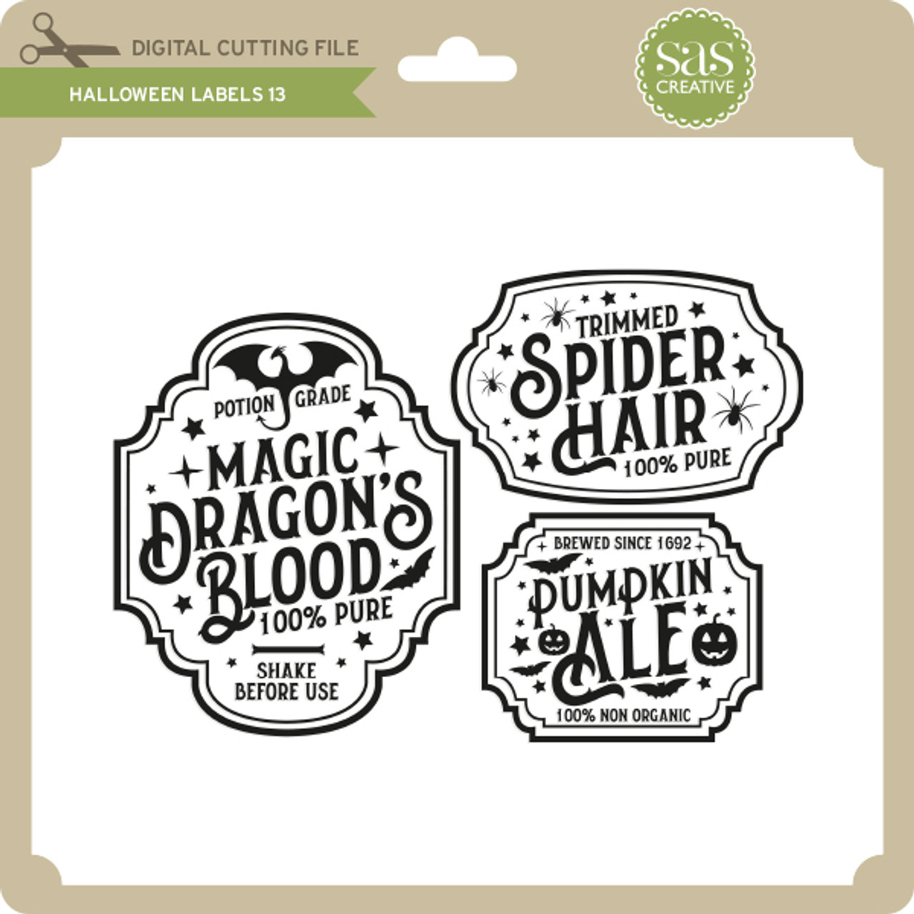 halloween-labels-13-lori-whitlock-s-svg-shop for Free Printable Blank Halloween Labels Halloween Labels 13 - Lori Whitlock's SVG Shop for Free Printable Blank Halloween Labels