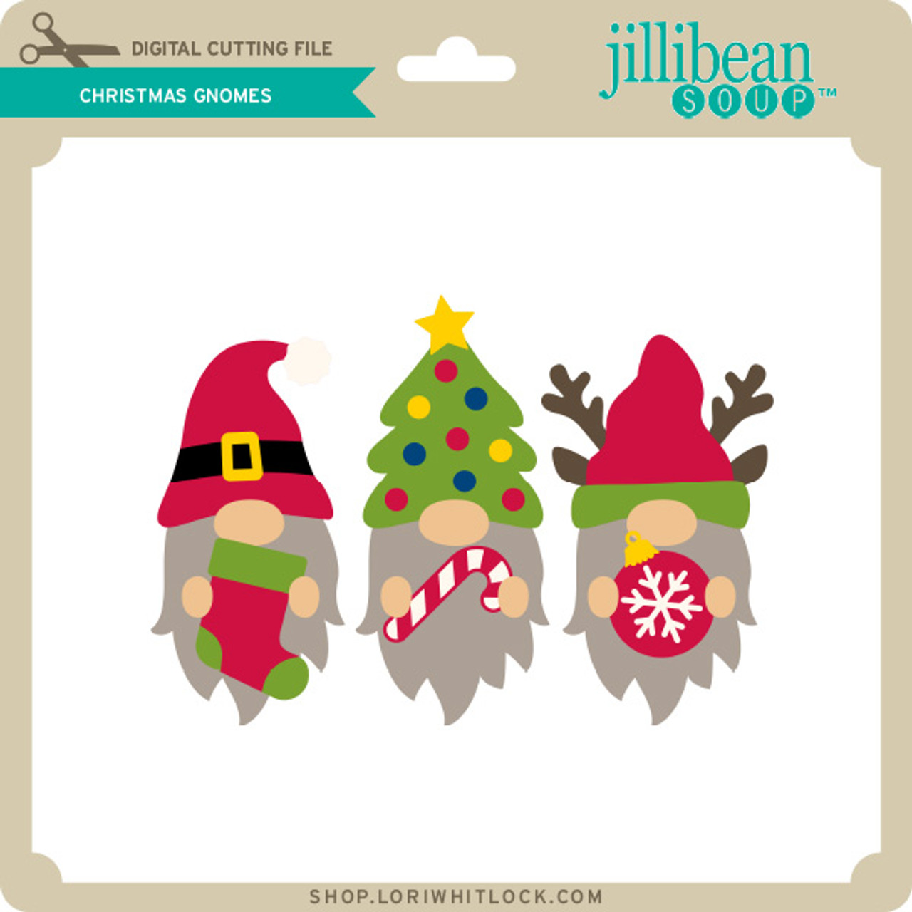 Gnome For Christmas: Merry Christmas 6x8 Album - Lori Whitlock's SVG Shop