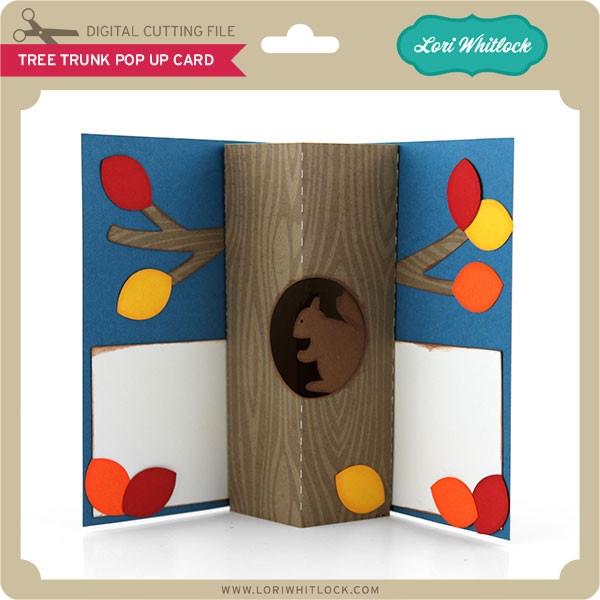 Tree Trunk Pop Up Card - Lori Whitlock's SVG Shop
