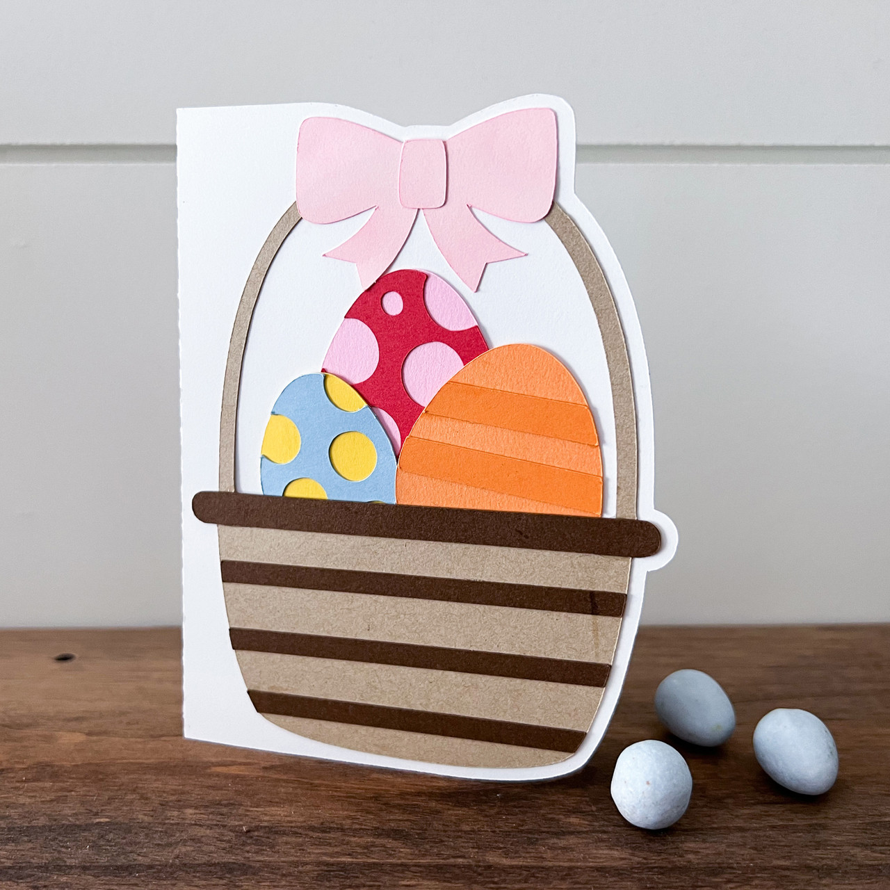A2 Easter Basket Card 2 - Lori Whitlock's SVG Shop