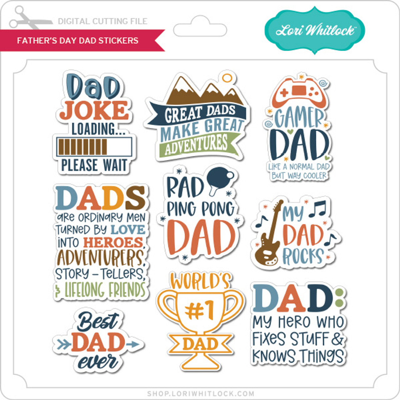 Father's Day Tie Box - Lori Whitlock's SVG Shop