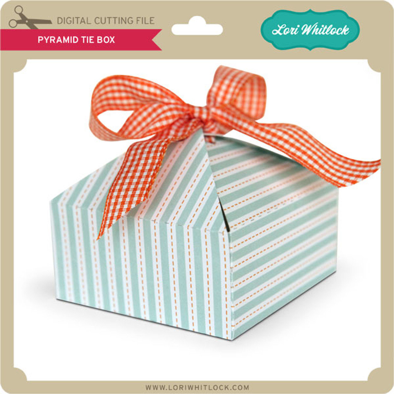 Father's Day Tie Box - Lori Whitlock's SVG Shop