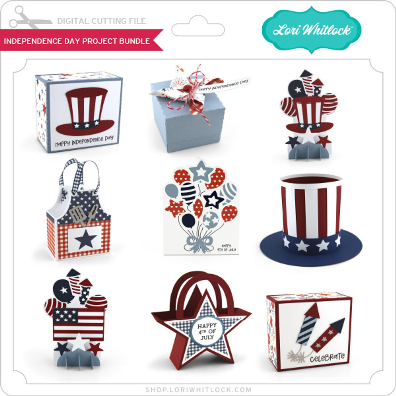 Independence Day Project Bundle - Lori Whitlock's SVG Shop