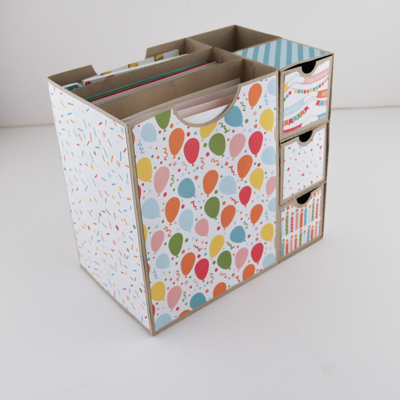 Greeting Card Organizer Box for Birthdays - A Day In Candiland