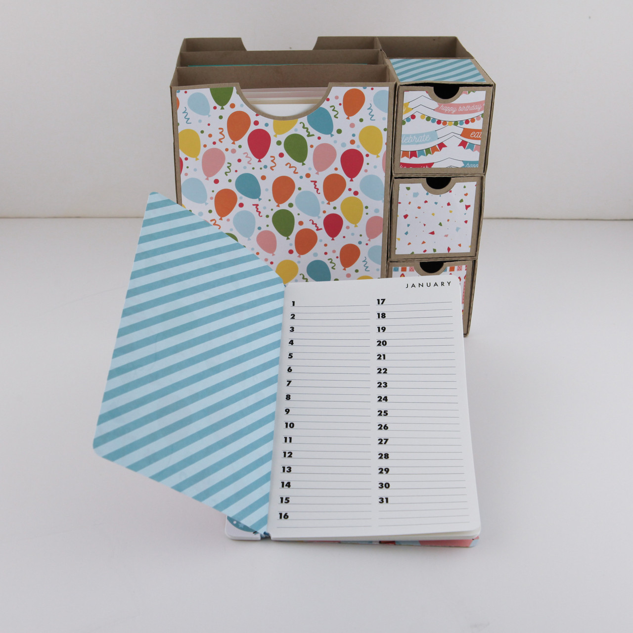  Greeting Card Organizer with Dividers : Office Products