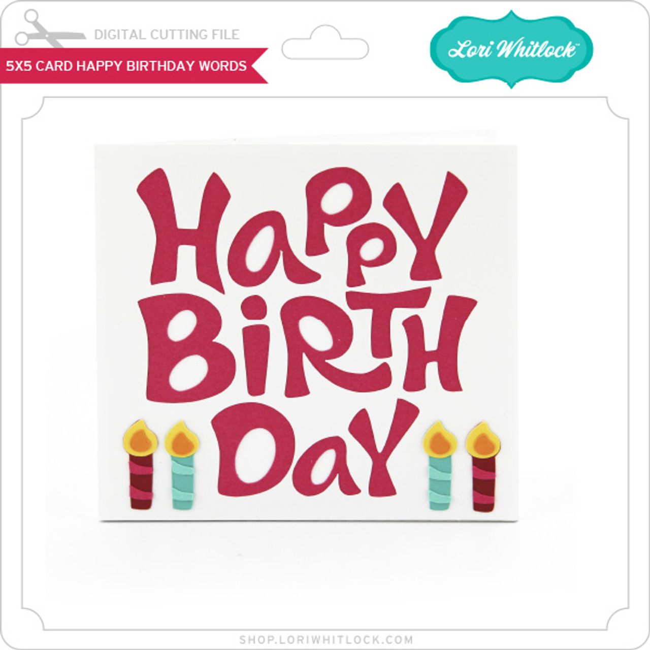 Pink Birthday Printable Card Digital Birthday Card Happy Birthday Digital  Card