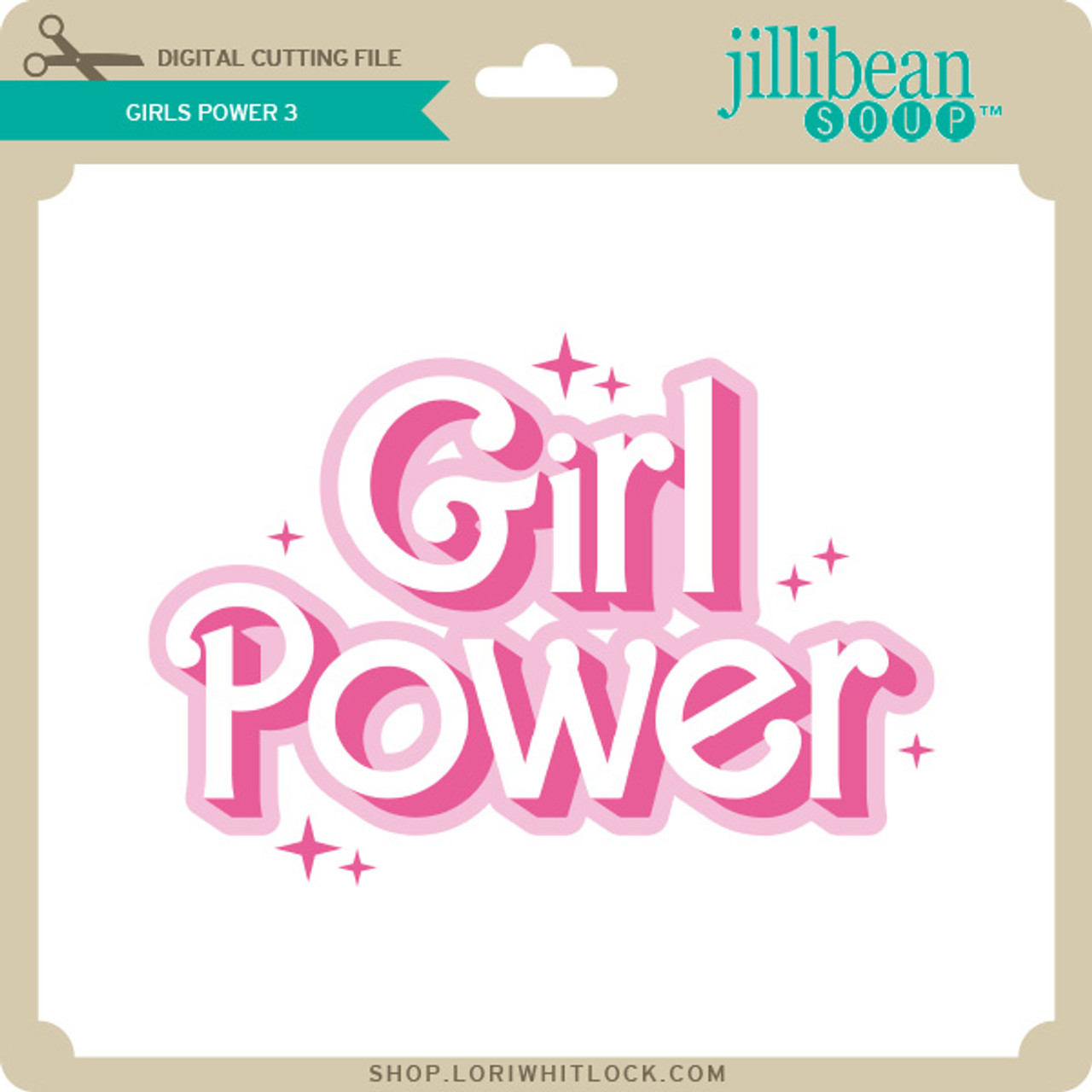 Girl power lettering PNG, SVG