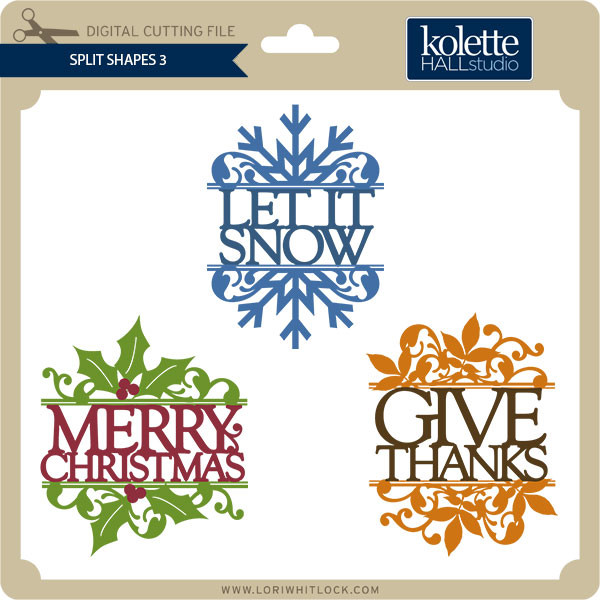 Split Shapes 3 - Lori Whitlock's SVG Shop