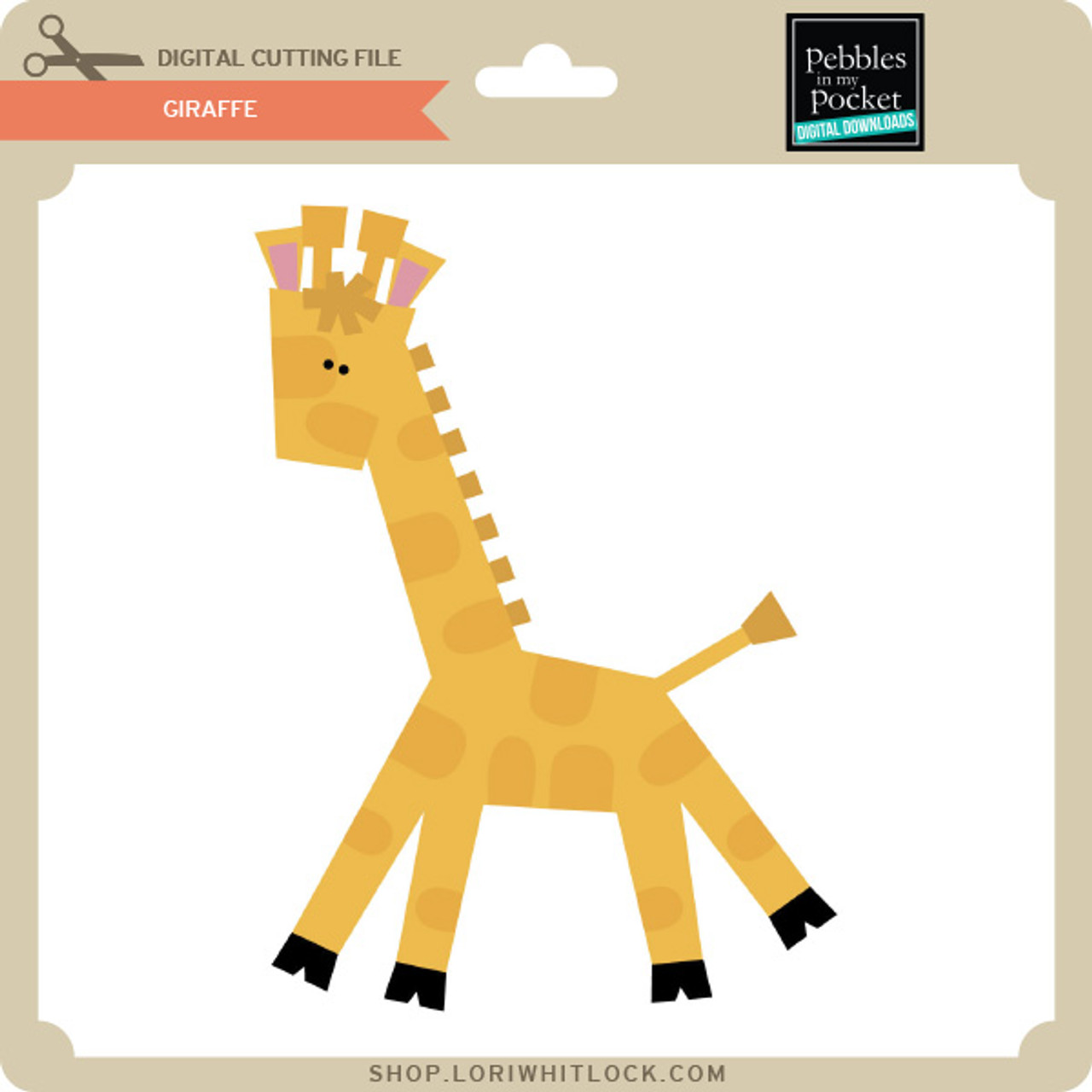 Giraffe SVG File, giraffe monogram svg, Giraffe Cut File, animals