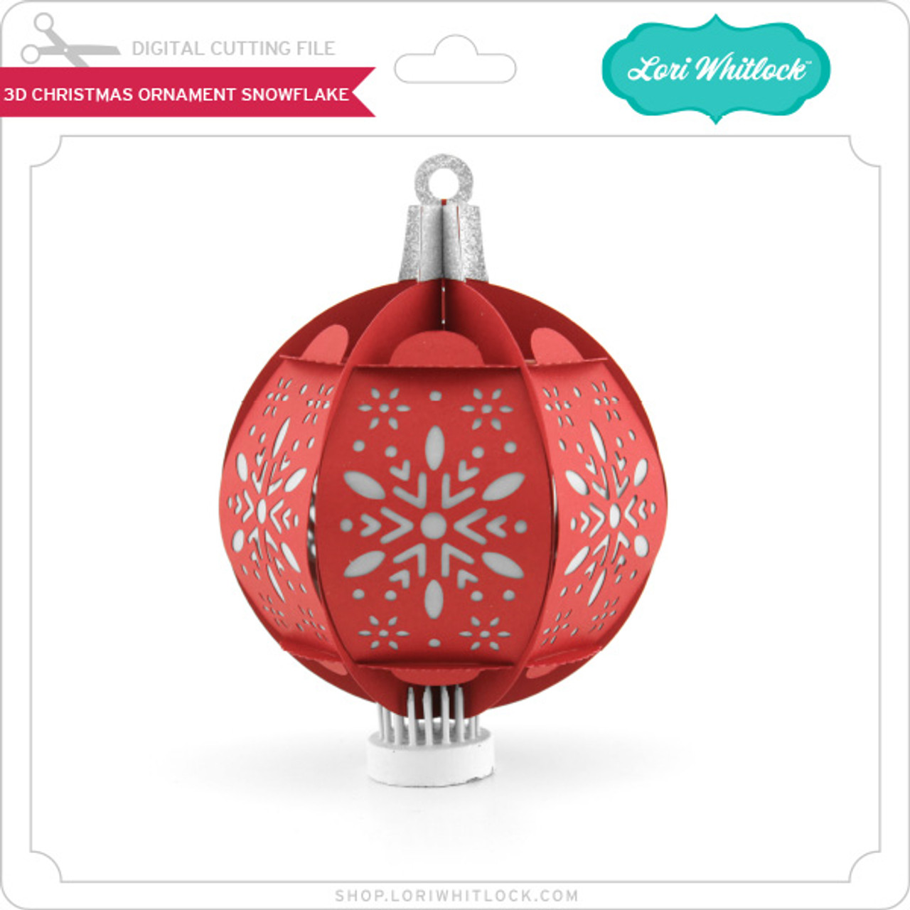 3d Snowflake Svg  Christmas Ornament Graphic by CuttingLineStore ·  Creative Fabrica