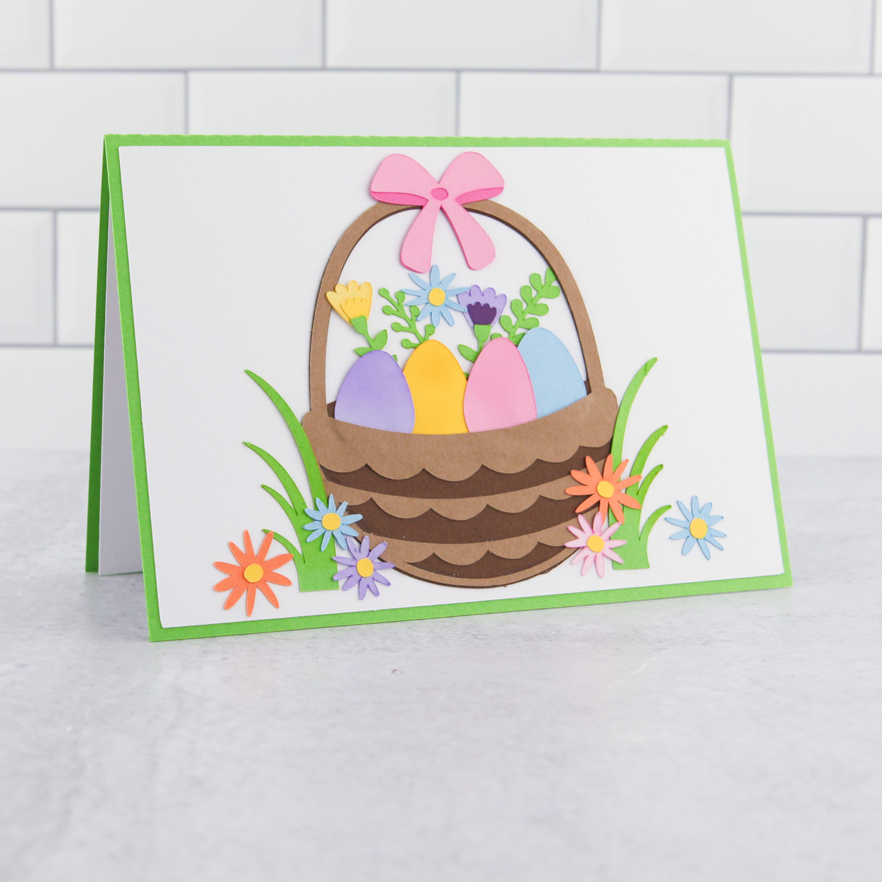 5X7 Pop Up Card Happy Easter - Lori Whitlock's SVG Shop