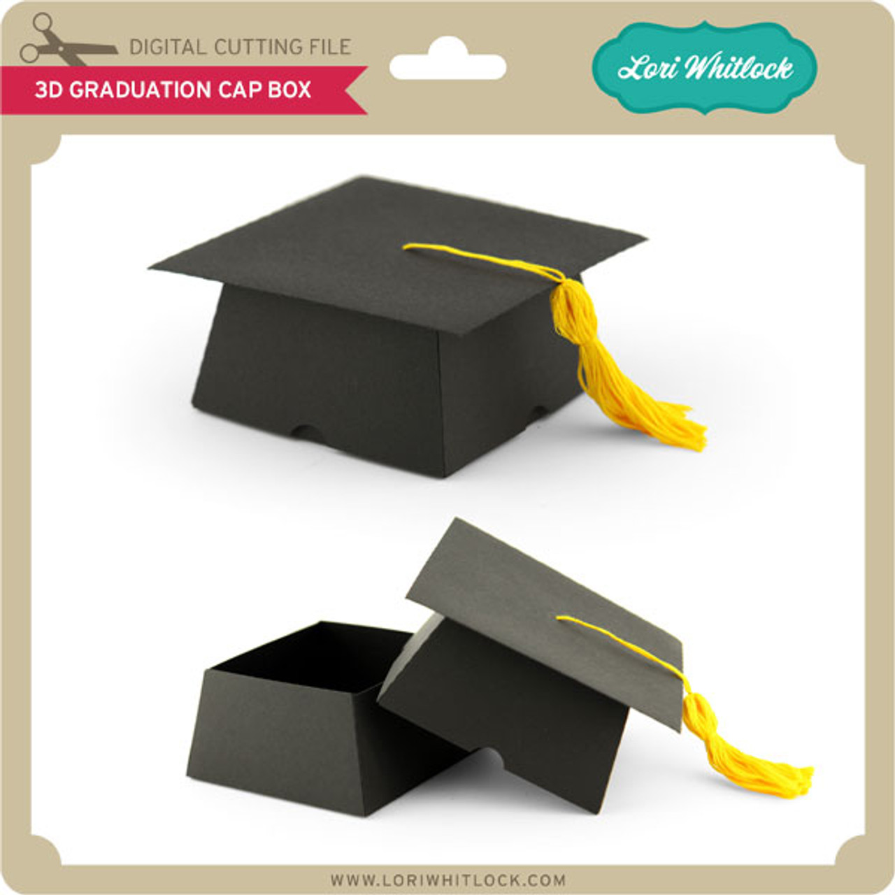 How to Make a Graduation Cap Gift Box using Cricut 