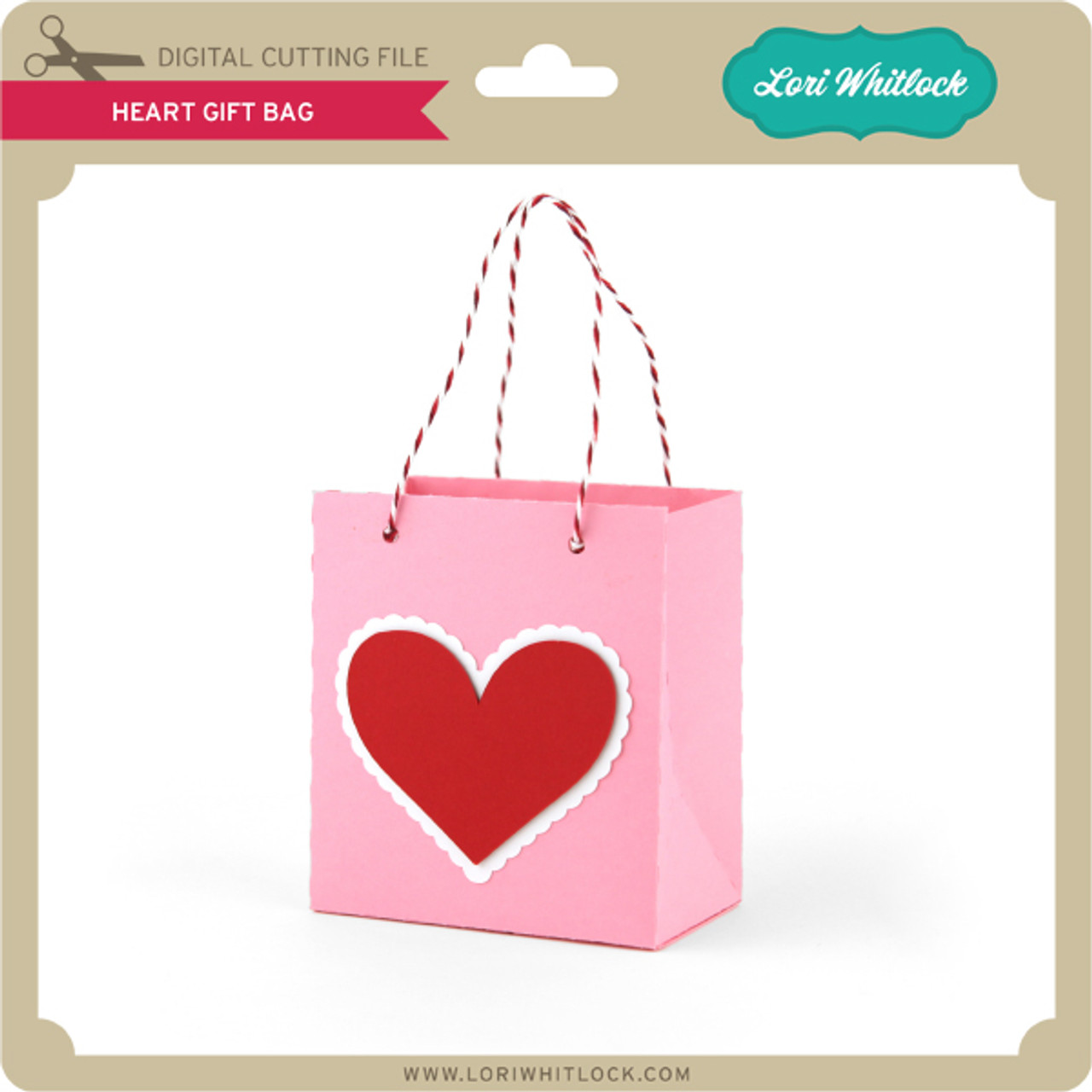 Tiny Heart Garland - Lori Whitlock's SVG Shop