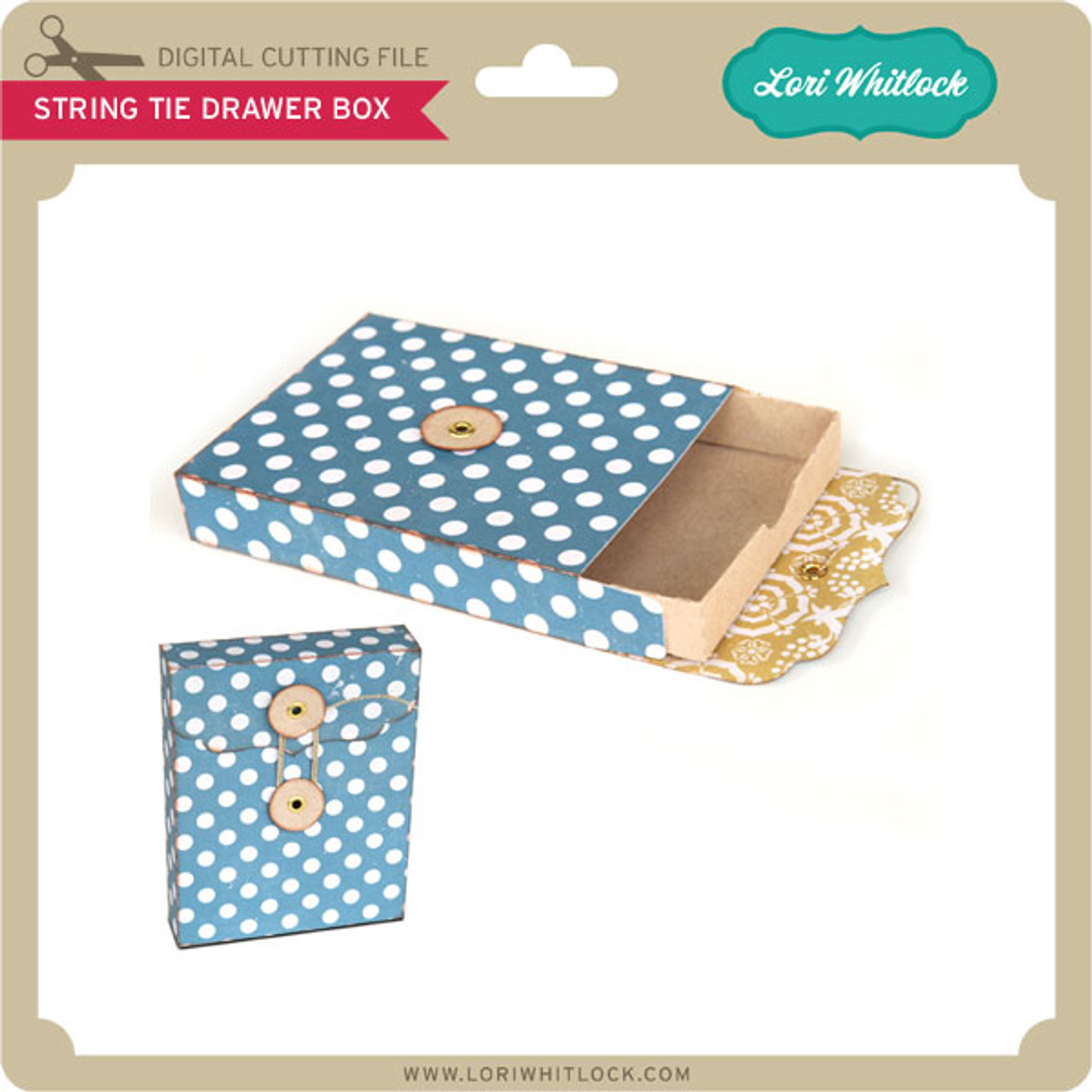 Father's Day Tie Box - Lori Whitlock's SVG Shop