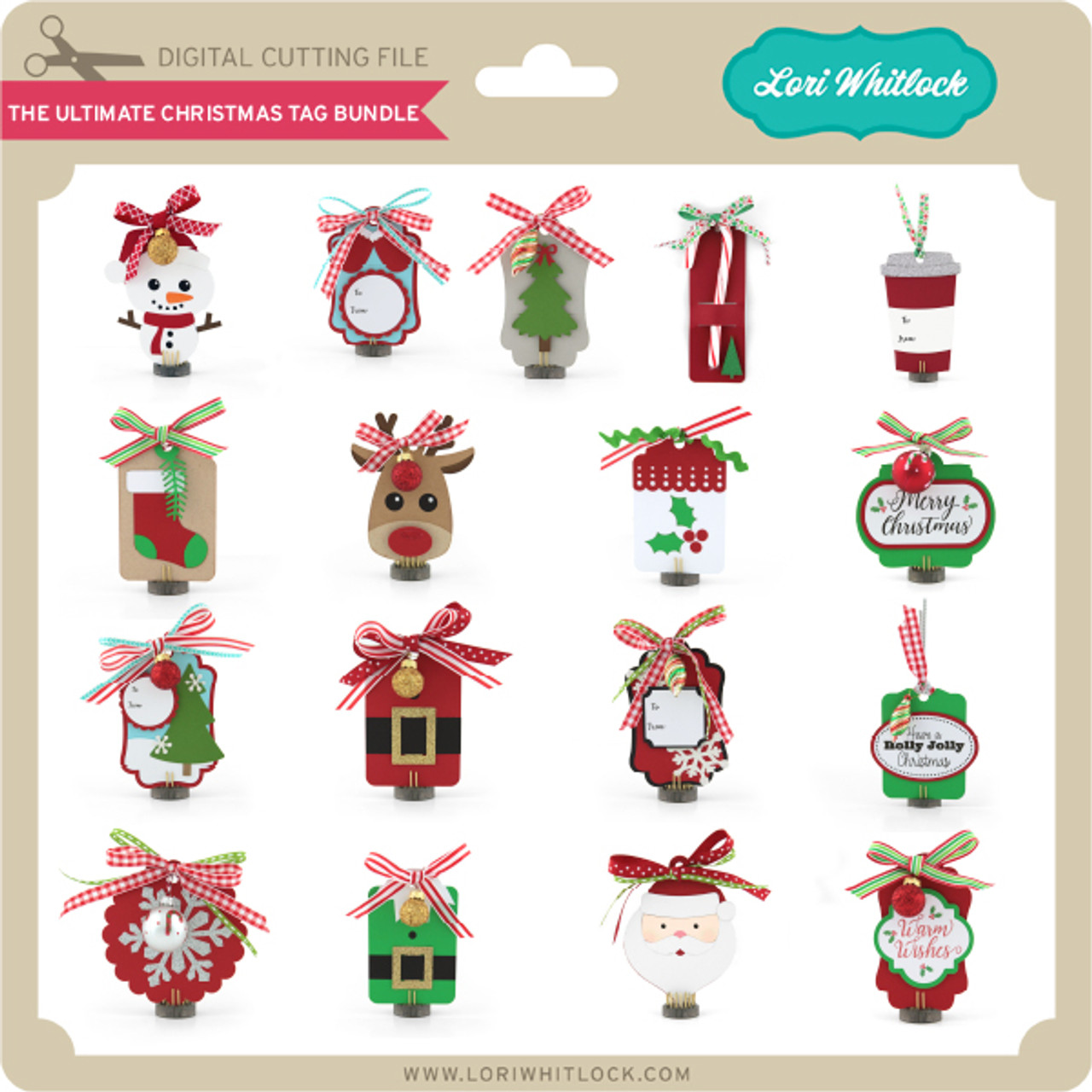 Christmas Stickers 2 - Lori Whitlock's SVG Shop