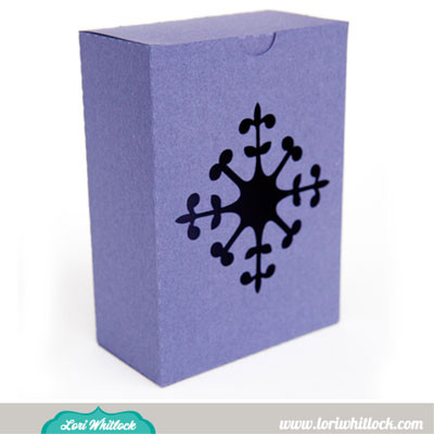 Snowflake Card Box - Lori Whitlock's SVG Shop