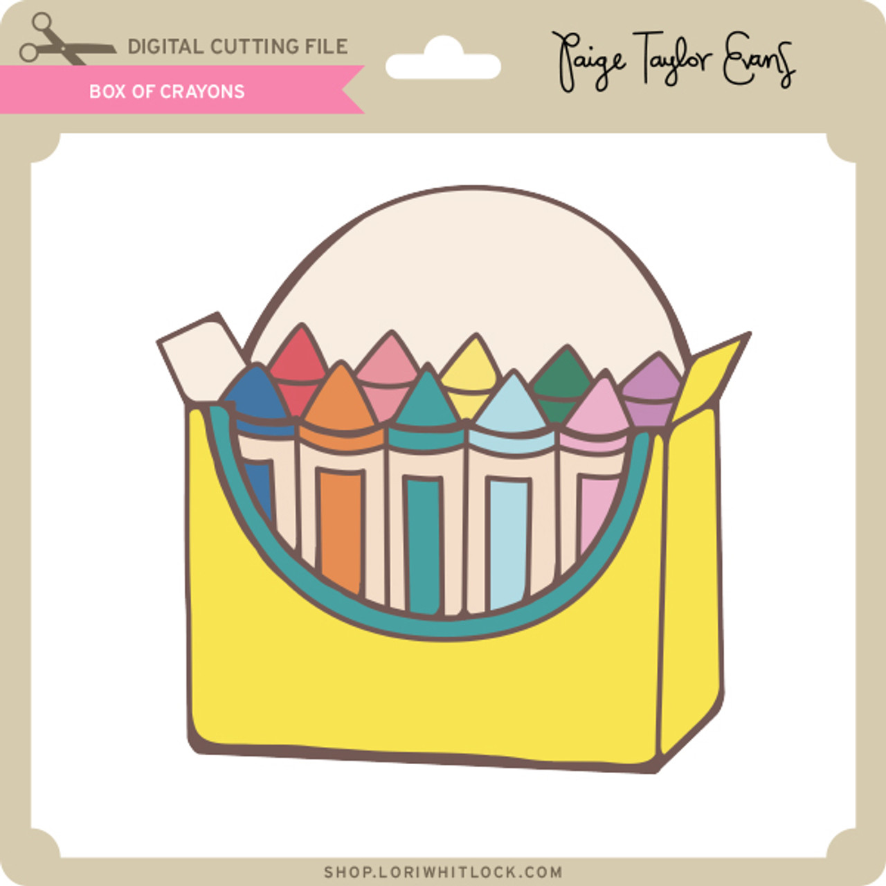 Box of Crayons - Lori Whitlock's SVG Shop