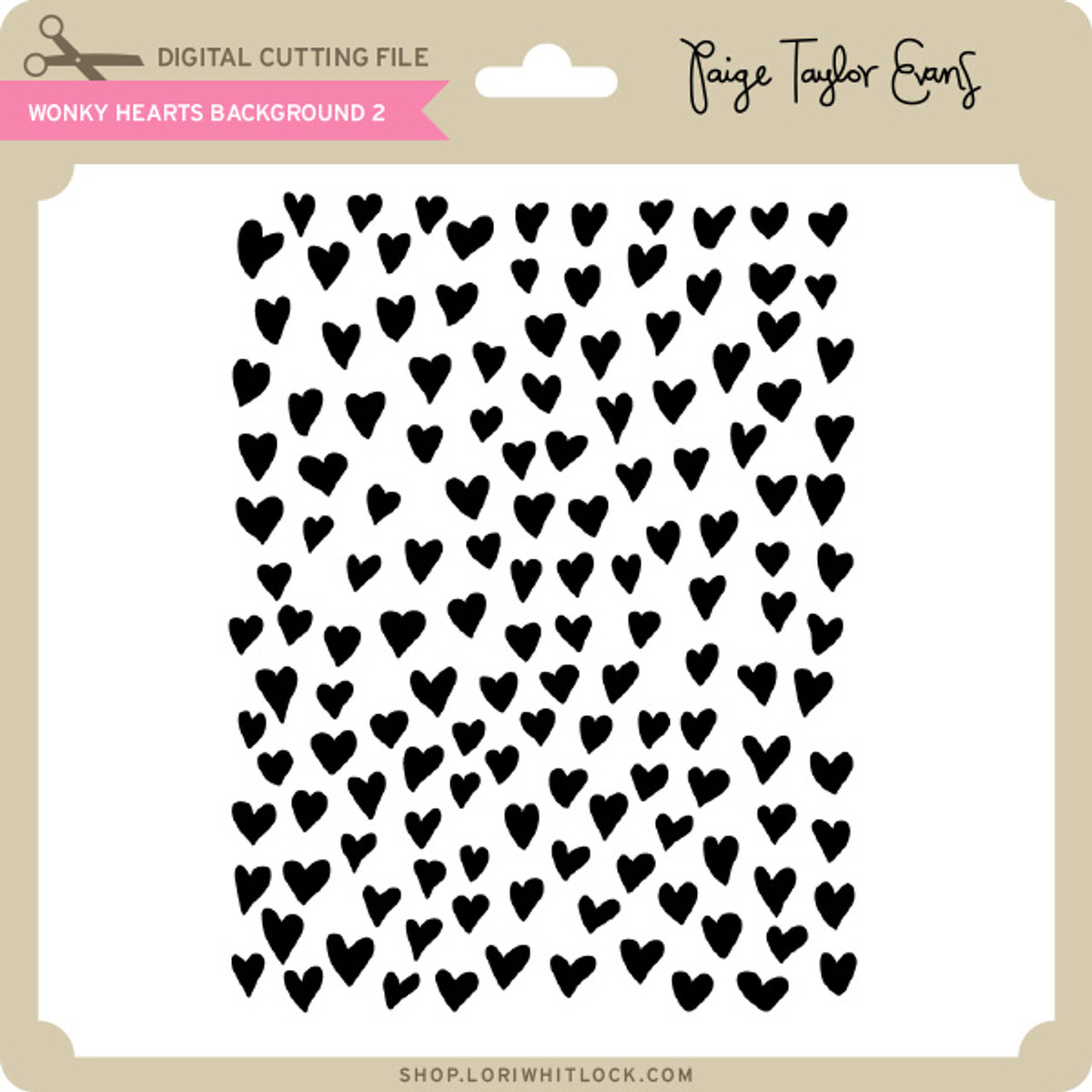 Wonky Hearts Background 2 - Lori Whitlock's SVG Shop wonky-hearts-background-2-lori-whitlock-s-svg-shop