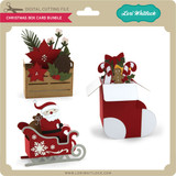 Christmas Box Card Bundle - Lori Whitlock's SVG Shop