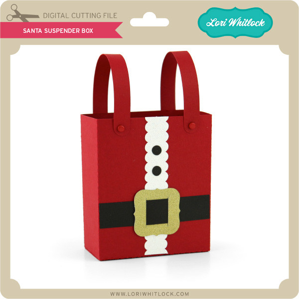 Santa Pyramid Box - Lori Whitlock's SVG Shop